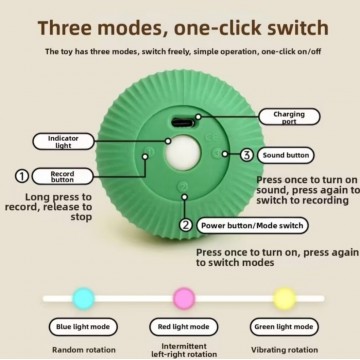 Dooee Toy Rotating Electric Ball Pink